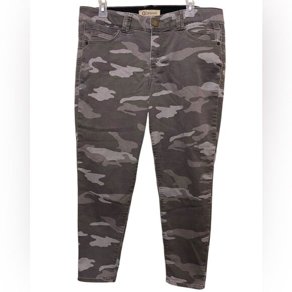Democracy Women’s Ab Technology Camouflage Ankle Jeans SZ 14 Gorpcore Casual - Picture 2 of 10